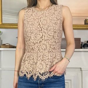 Jcrew lace top size 2